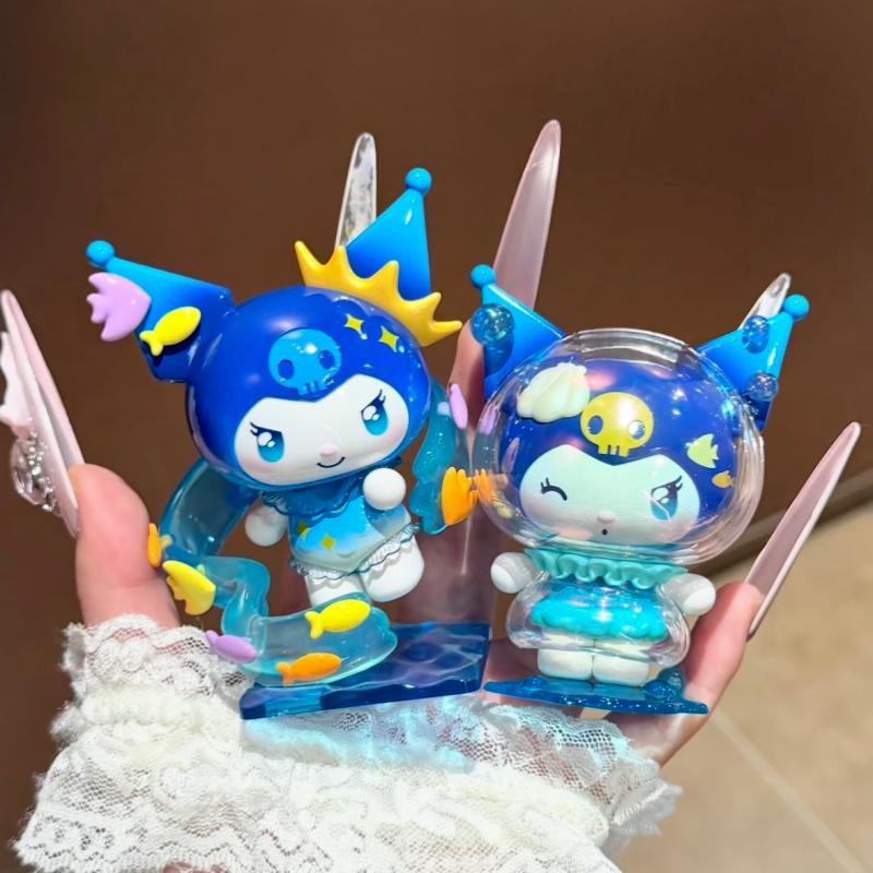 Toptoy Kuromi Deep Sea Secret Series Trendy Figurine Cute Doll Desktop Decor Ornament Gift For Adult Collectors