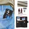 Luxury Leather Phone Case for Samsung Galaxy S26 Ultra S25 Edge S24 Plus S23 FE S22 S21 S20 Note 20 Hand Strap Card Wallet Cover