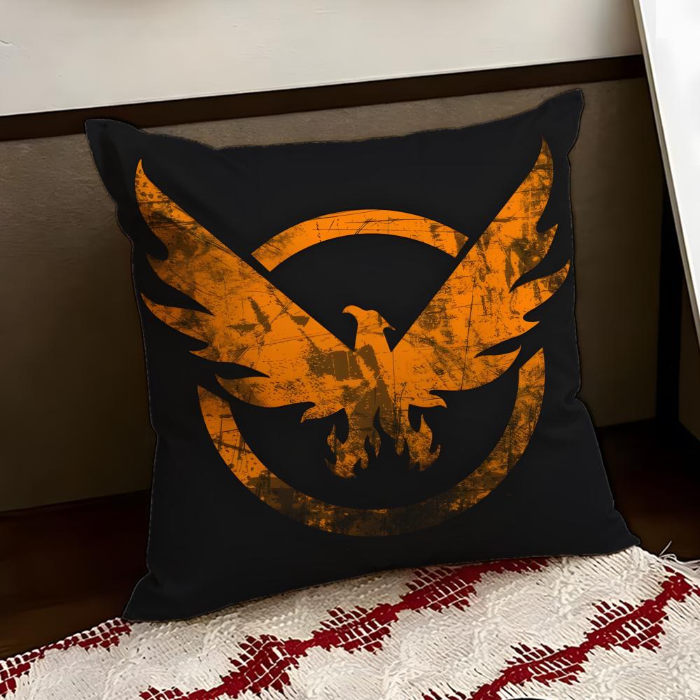 The DDivision 2game Cushion Cover Reversible Soft Durable Pillow Cover Home  Car MultiScene Use for Daily Comfort