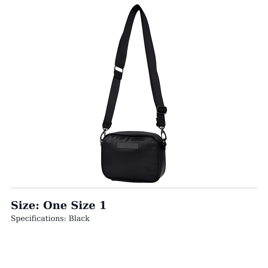 Puma Fabric Shoulder Bag, Crossbody Bag Regular Unisex Black 078353-01
