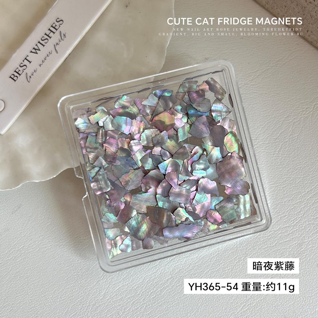 Internet Celebrity Nail Shell Pieces Colorful Aurora Ultra-thin Japanese Irregular Natural Abalone DIY Decoration