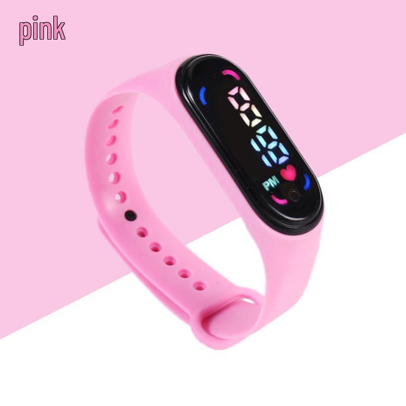 

LED Touchscreen Bracelet Watch - Unisex Fashion розовый