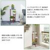 Flower Gardening Ornamental Display Flower Potted Plant Vase Dark Garden Rack Stand, Wooden, 3-tier, Walnut, Indoor, Rack, Plant, Shelf, Stand,