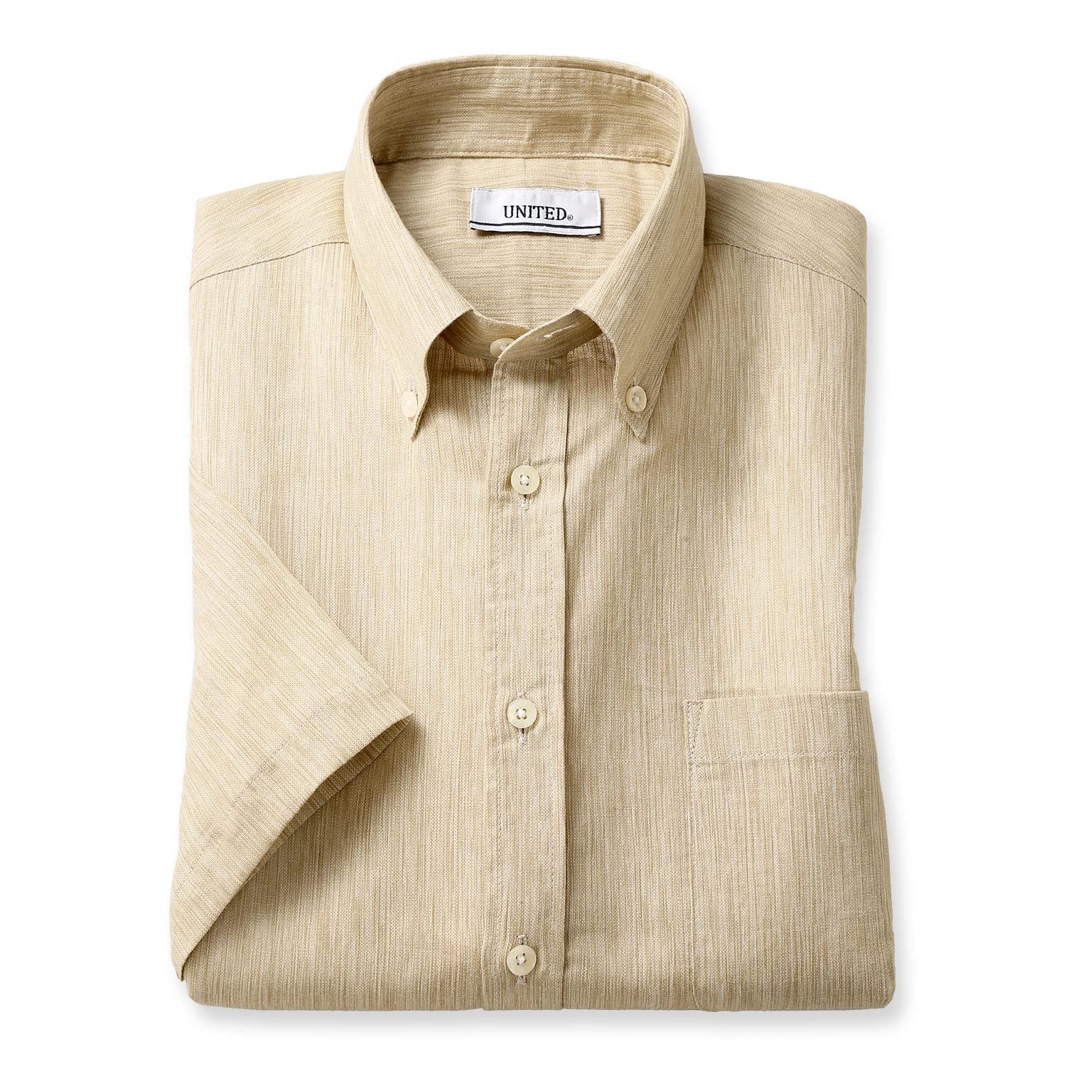 

Сделано в Такасима Чидзими [UNITED] Рубашка с коротким рукавом, Япония, мужская, на пуговицах, (Япония, алфавит, ЛЛ, Юу)