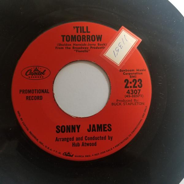 

7inch Record SONNY JAMES Till Tomorrow 4307 Capitol Records 1959 US CountryFolk Used