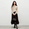 Women's Merino Cashmere Blend Round Neck Sweater