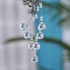 MultiColored Vibrant Crystal Sun Catchers Prisms Window Wind Chime Chain Hanging Pendant Decoration Tree Shape Home Garden Decor