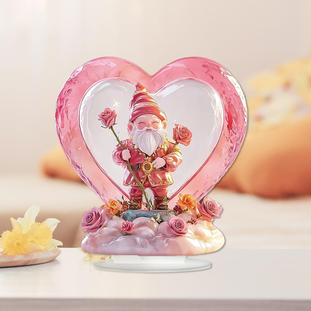 Crystal Ball Love Swan Rabbit Love Diamond Glass Texture Acrylic Desktop Decoration Ornament. Give It To Your Partner