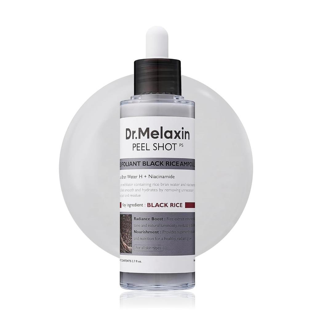 Dr.Melaxin Peel Shot Glow White Rice Peeling Ampoule WHITE RICE/BLACK RICE