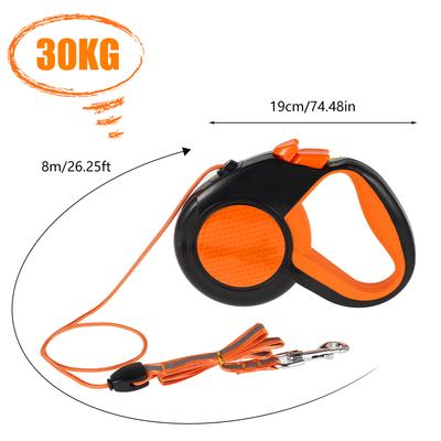 Long Strong Pet Leash For Large Dogs Durable Nylon Retractable Dog Walking Leash Leads Non-Slip Handle Dog Leash Rope