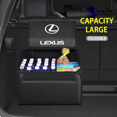 Car Trunk Foldable Leather Organizer Box Auto Storage Bag Accessories For IS250 GX RX450h RX330 IS200 UX250h RX GX460 UX