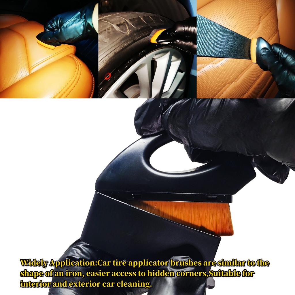 1-2 BUC Perii de Curățare Interior Auto Piele Plastic Jantă Roată Detailing Perie Densitate Mare Portabil Curățare Auto Pentru Perie Auto