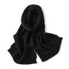 Winter Women Scarf Warm Shawls and Wraps Lady Solid Female Hijab Wool Pashmina Foulard Knit Scarves