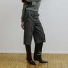 MOLLIOLLI Jacky Pony Hair Wide Pants [Black]