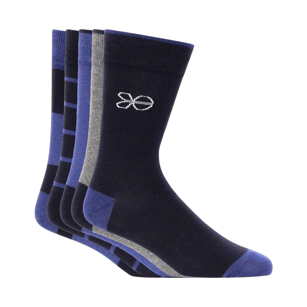 Crosshatch Mens Milato Dress Socks
