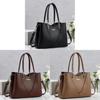 Womens Pu Large Tote Handbag With Top Handle And Shoulder Strap For Daily Commute
