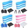 Schwimmtraining Pull Buoy Verstellbarer Riemen Handpaddles Leichtgewichtige Schwimmtrainingsausrüstung 5-Lagen Pull Buoy für Pool