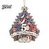 Decorative Door Window Hanging Decoration Ornament 2D Anniversary Christmas Ornaments 250th Acrylic Tree 1776-2026 Waterproof