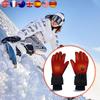 DC Plug In Electric Heated Hand Warmer Heated Gloves Heated Motorcycle Gloves Touch Screen Heating Thermal Gloves for Women Men