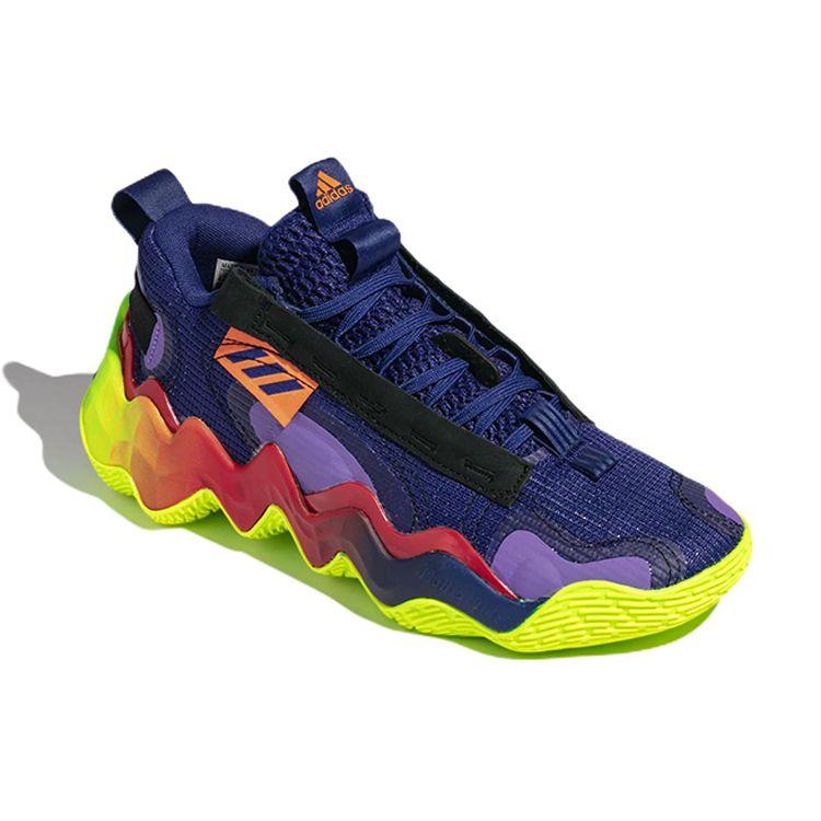 Adidas Exhibit B Round Toe Comfortable Shock Absorption Non-Slip Wear-Resistant Supportive Low-Top Basketball Shoes Unisex Basketball Shoes GZ9548