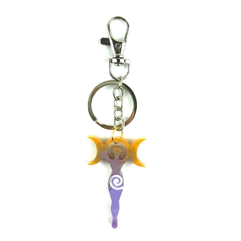 Epoxy Resin Molds Polymer Clay Molds for Handmade DIY Goddess Moon Mould for DIY Necklace Pendant Ornament Keychain