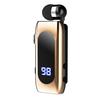 K55 Wireless Sports Bluetooth Headset: Retractable, Noise-Cancelling, Clip-on with Vibration, Ultra-Long Standby