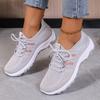 Fashion Spring Summer Casual Sports Shoes for Women Non Slip Mesh Breathable Knitted Sneakers Woman Light Comfort Slip On Walking Shoes