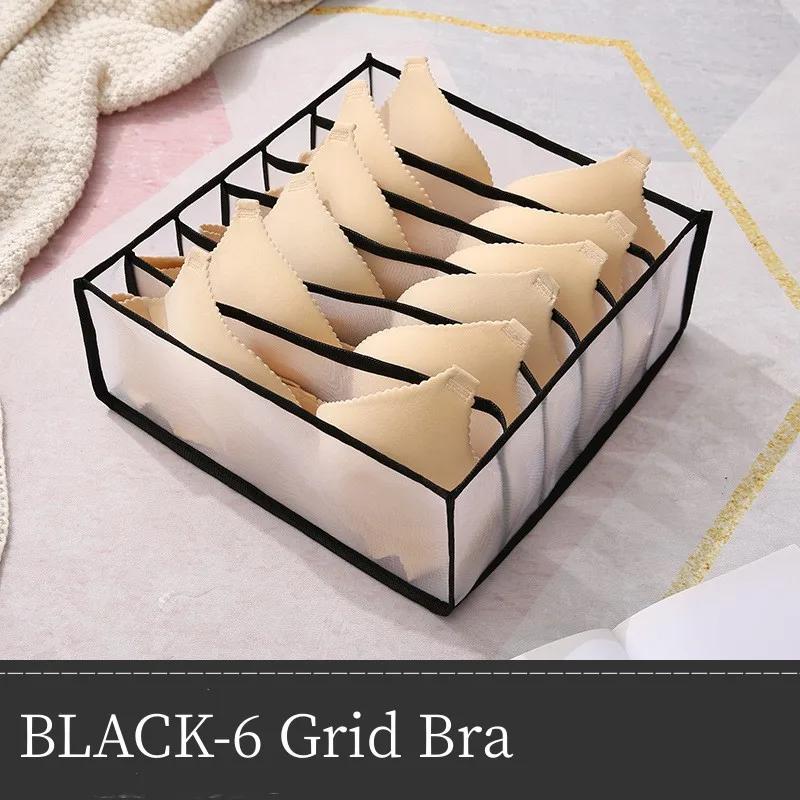 Mesh bra and underwear storage box, foldable underwear storage drawer, closet tie storage partition, underwear, socks