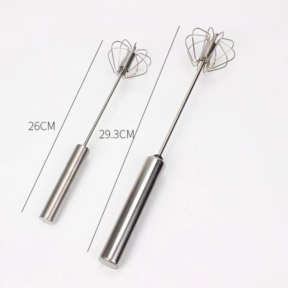 Stainless Steel Semi-Automatic Hand Whisk Mixer for Eggs and Baking