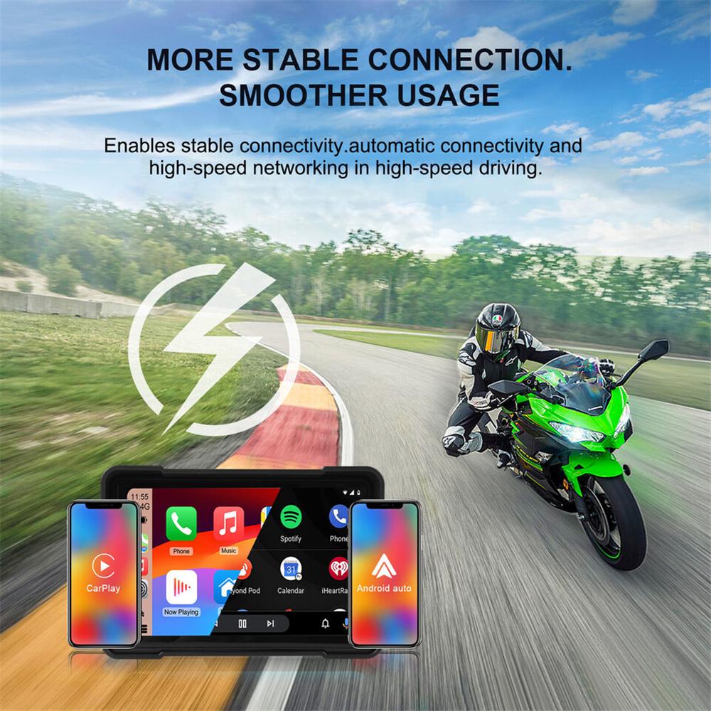 Universal 5" HD Touchscreen Motorrad Navigator Bildschirm Für Wireless Carplay
