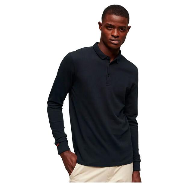 

Superdry Cotton Pique поло с длинными рукавами 2XL