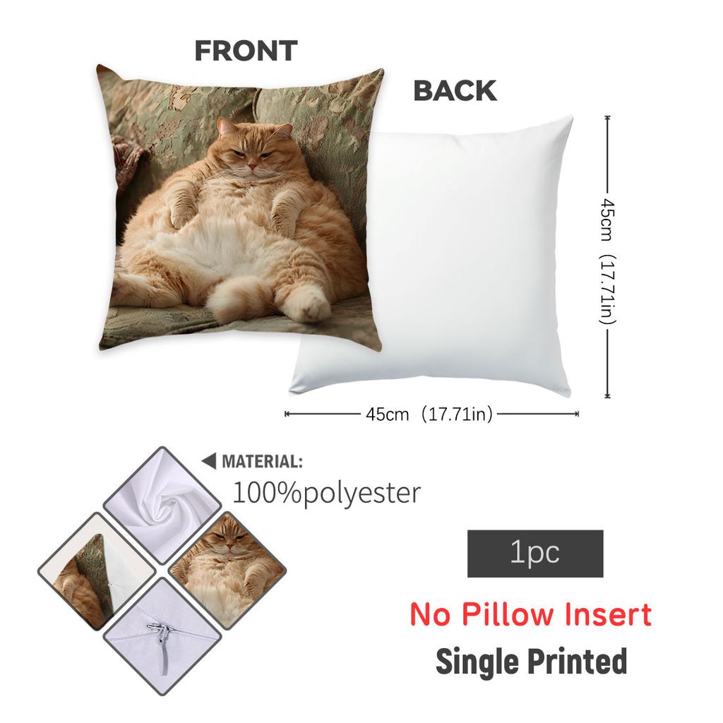 cm Cute Cat RabbitsThrow Pillow Cover A Cat and Rabbit Reading Storybooks on The Sofa Design for Home Sofa Pillowcase Decor