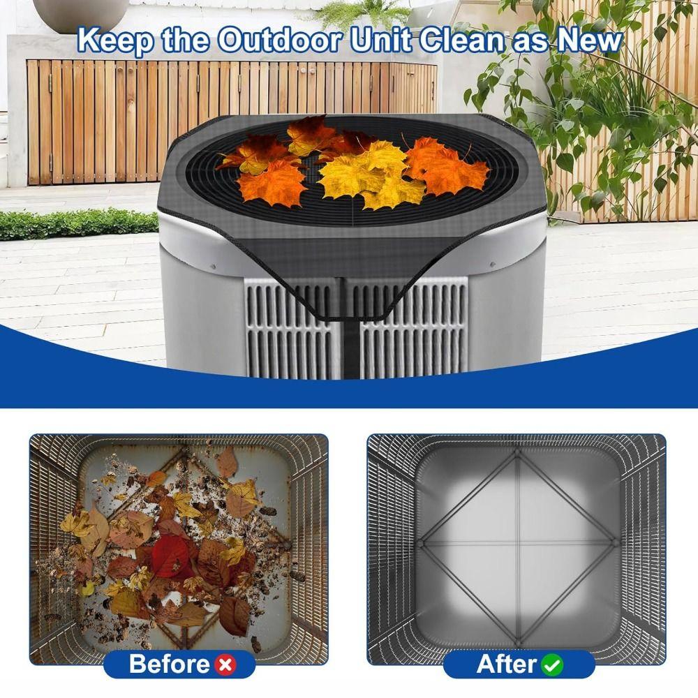 Polyester Mesh Air Conditioner Covers Heavy Duty Central Ac Cover New Units Central Cover