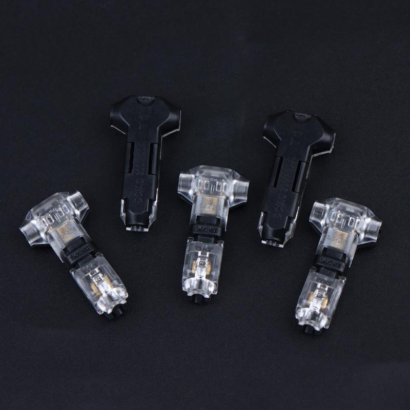 H-Type No-Stripping No-Soldering Quick Wiring Terminal Connector Double Wire Docking Connector Led Solder-Free Connector