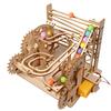 3D Wooden Puzzle Marble Run Japanese Instruction Manual No Tools Required Wood Educational Toy Parent-child Craft Independent Study Suitable School