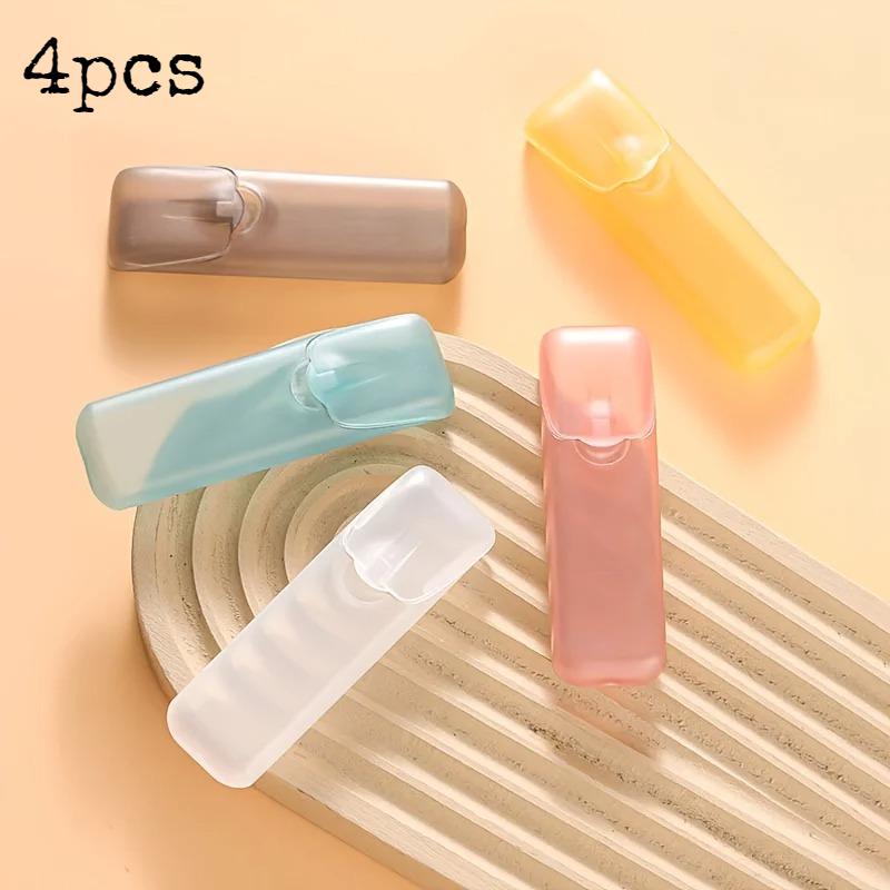 Mini Zahnstocher-Aufbewahrungsbox mit Deckel Zahnstocherbox Tragbarer Reise-Zahnseide-Organizer Wattestäbchen-Spender Zahnstocherspender