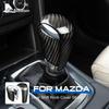 Real Carbon Fiber Sticker Gear Shift Knob Cover for Mazda CX3 CX4 CX5 CX8 ATENZA AXELA 2014 2015 2016 2017  Accessories