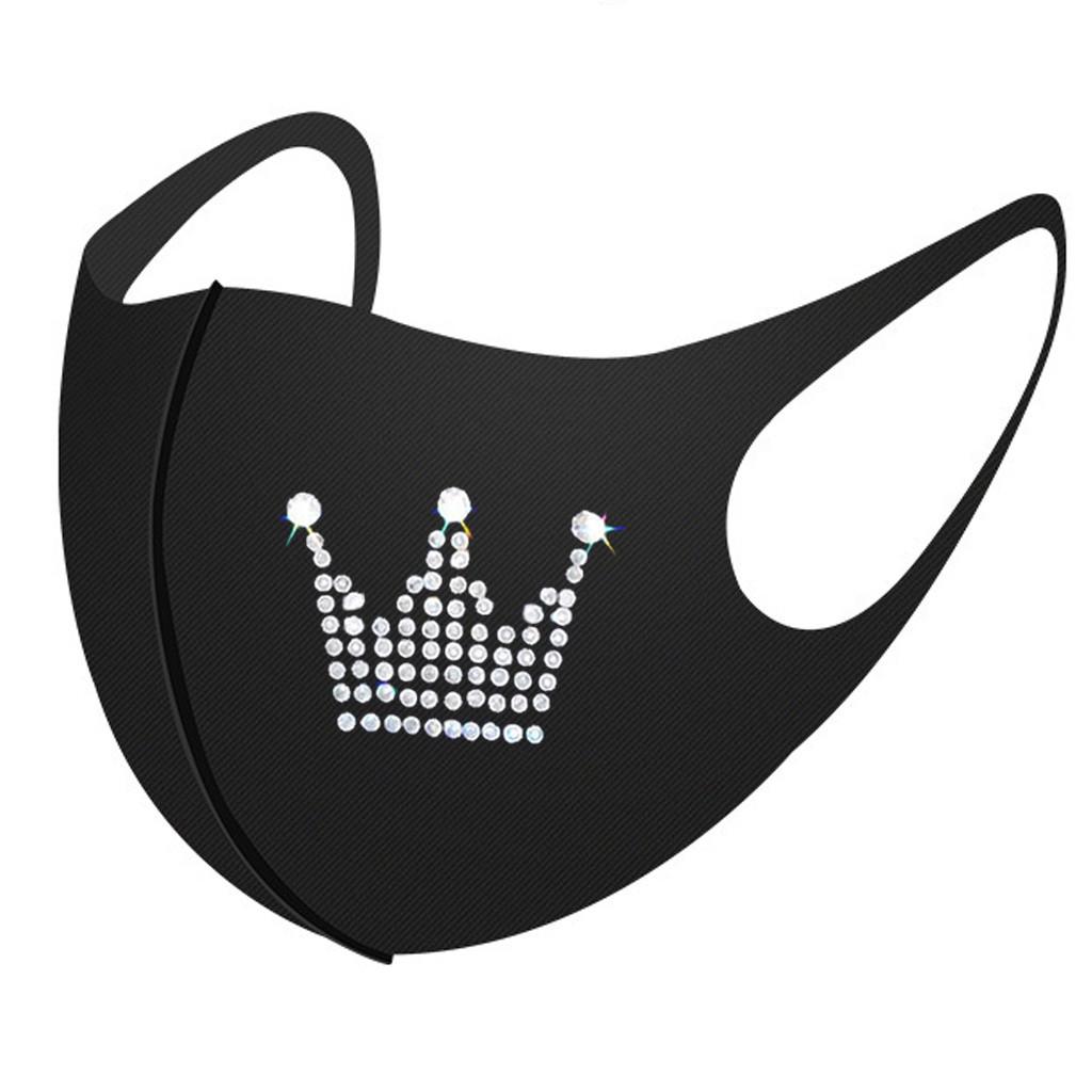 Kvinnor Återanvändbar Utomhus Borr Andningsbar Mode Isbomull Vindtät Mask