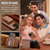 Compatible with iPhone 17 Pro magnetic card holder, 16 Plus protective case, 15 Max Apple two-in-one detachable phone case