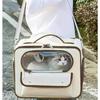 Large Capacity Pet Carrier Trolley Backpack: Portable Space Capsule for Cats & Dogs