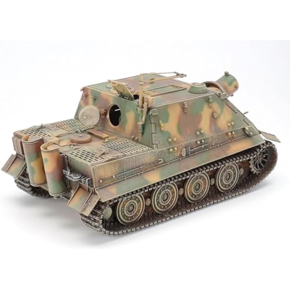 TAMIYA 1/35 Military Miniature Series No. 177 German Army 38cm Assault Mortar Storm Tiger Plastic...