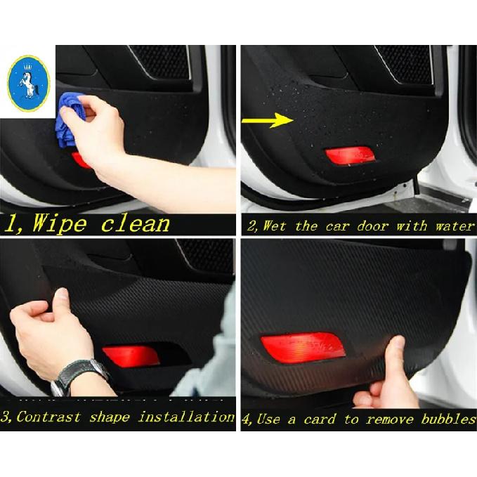 Car Door Anti Kick Pad Protection Side Film Carbon Fiber Stickers Accessories Fit For KIA Optima / K5 GT - 2025