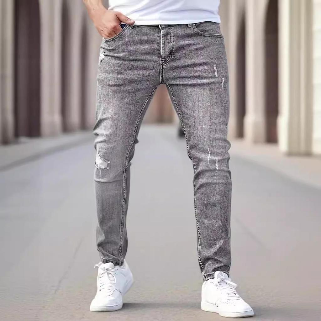 Jeans Skinny Elasticizzati Americani Premium da Uomo Slim-Fit