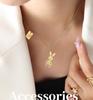 European Punk Stylish Rabbit Pendant Chain Necklace for Women