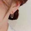 Copper Earrings Trendy With Water Drop Design And Opulent 14k Gold Plating For Stylish Women