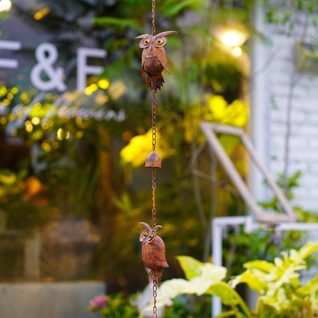 Rain Chain Garden Hanging Decoration Vintage Design Multifunction Downspout for DIY Courtyard