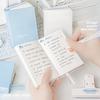 80*123MM High Face Value Thick PU Embossed Two-color Blank Inner Page Study Notes Memo Portable Pocket Notebook