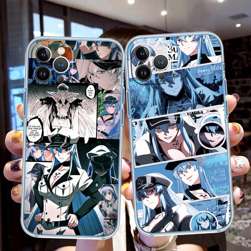 CJ10 Anime Esdeath Case for Motorola Moto E13 E15 E20 E22 E22I E22S E30 E32 E40 E7 E7I G Plus Power Play Stylus G22 G14