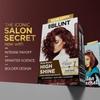 BBLUNT Salon Secret High Shine Conditioning Hair Colour Mahogany Reddish Brown 130G Pack Of 1