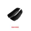 For Mercedes Benz C Class W205 C205 GLC X253 C253 2pcs/4pcs Black Car Accessories ABS Plastic Door Handle Storage Box Trim